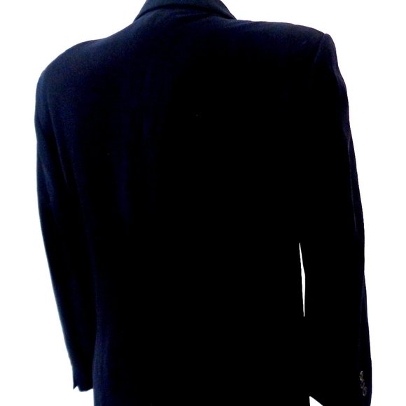 FENDI MEN NAVY BLUE SPORTS JACKET SIZE 37 R - Picture 8 of 12